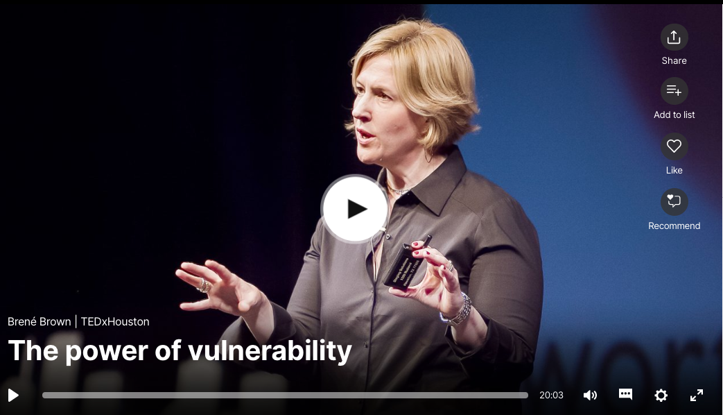 Brene Brown's Ted Talk: The Power Of Vulnerability | North Star